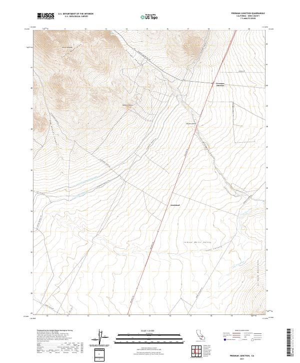 Freeman Junction 2021 topographic map thumbnail