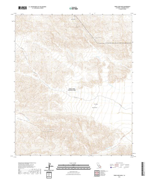 Fried Liver Wash topographic map thumbnail