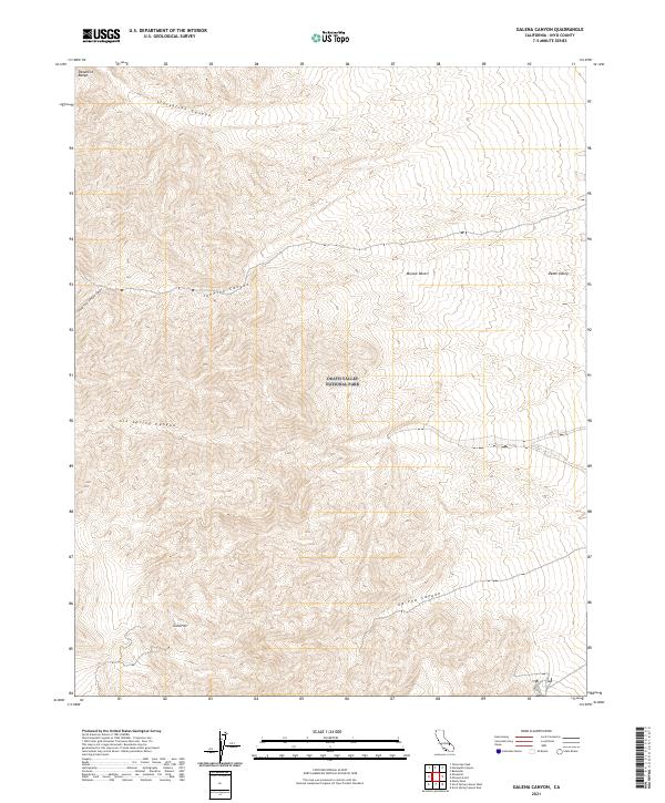 Galena Canyon topographic map thumbnail