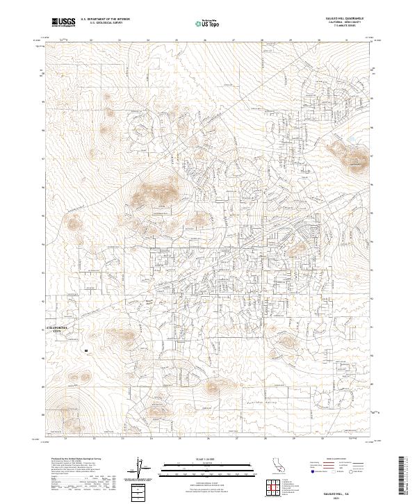 Galileo Hill topographic map thumbnail