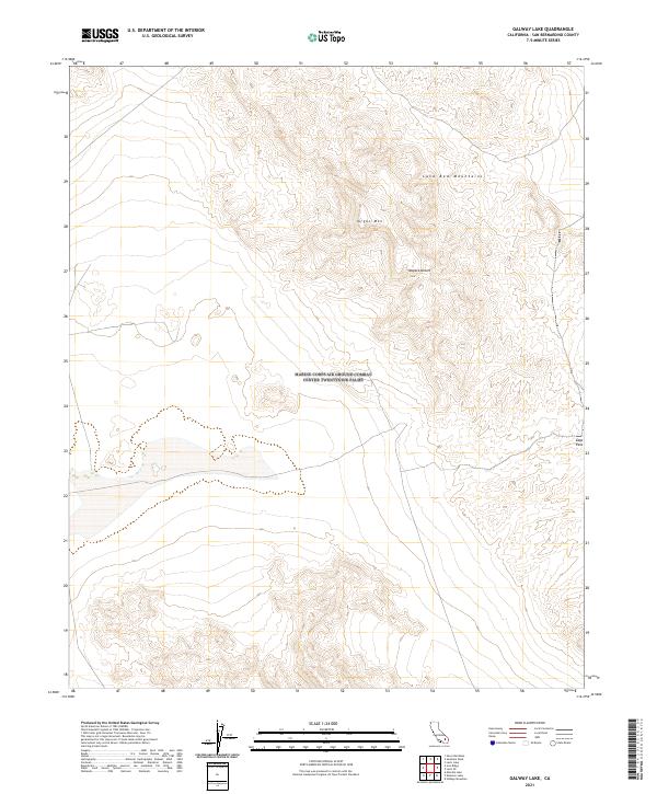 Galway Lake topographic map thumbnail