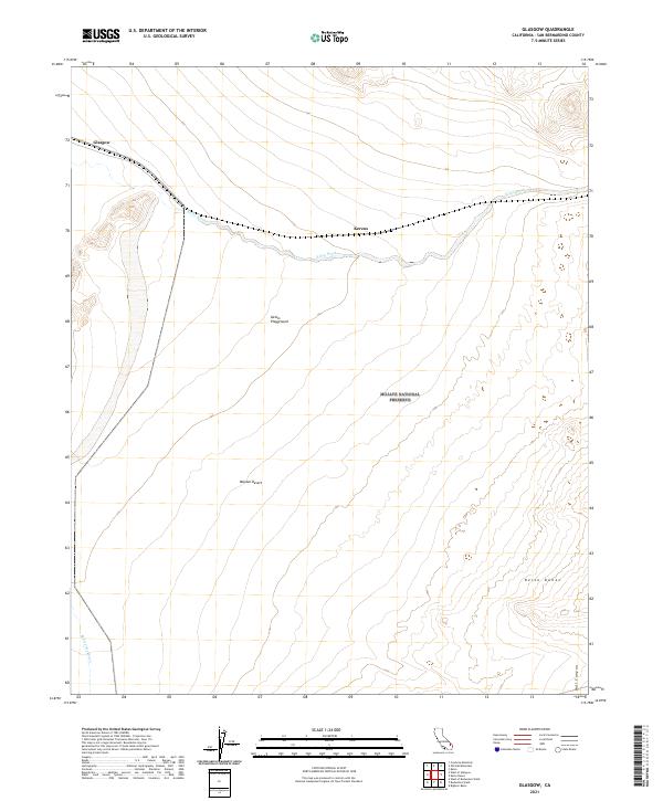 Glasgow 2021 topographic map thumbnail