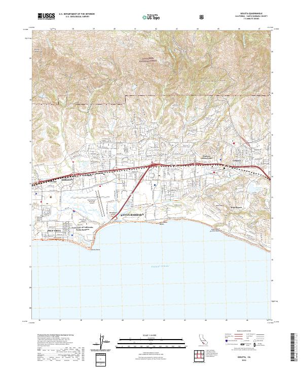 Goleta 2022 topographic map thumbnail
