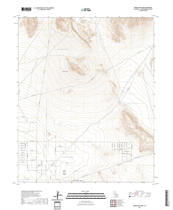 Grand View Mine 2021 topographic map thumbnail