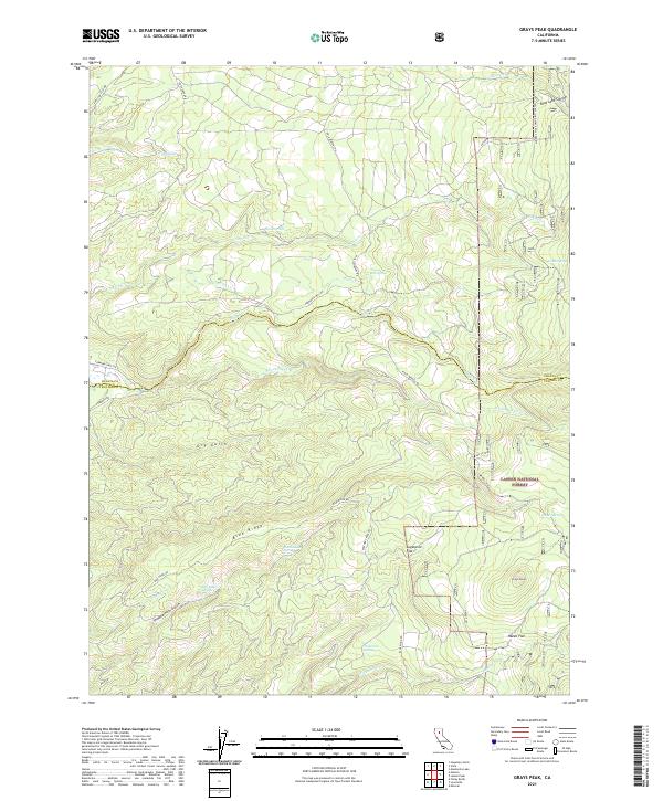 Grays Peak 2021 topographic map thumbnail