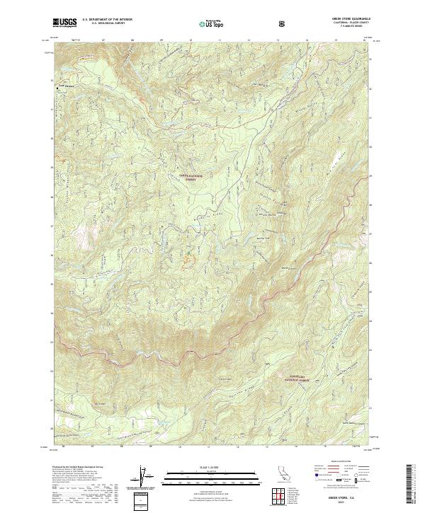 Greek Store topographic map thumbnail