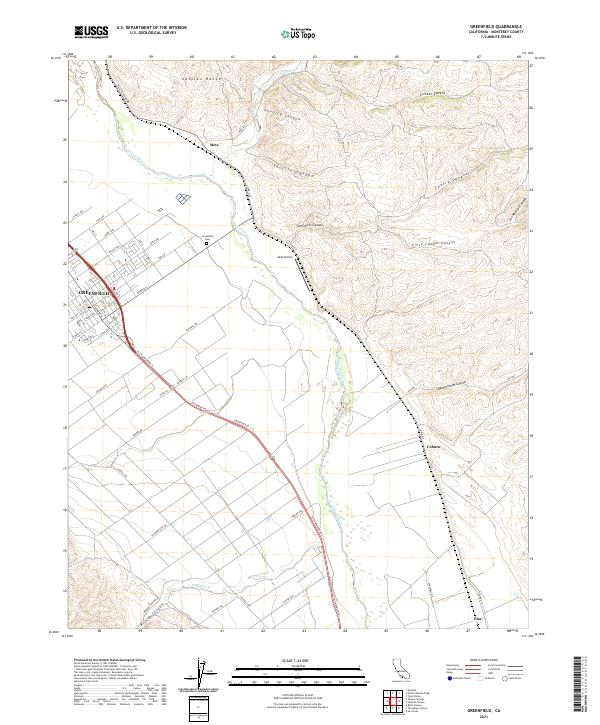 Greenfield 2021 topographic map thumbnail