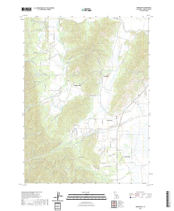 Greenview topographic map thumbnail