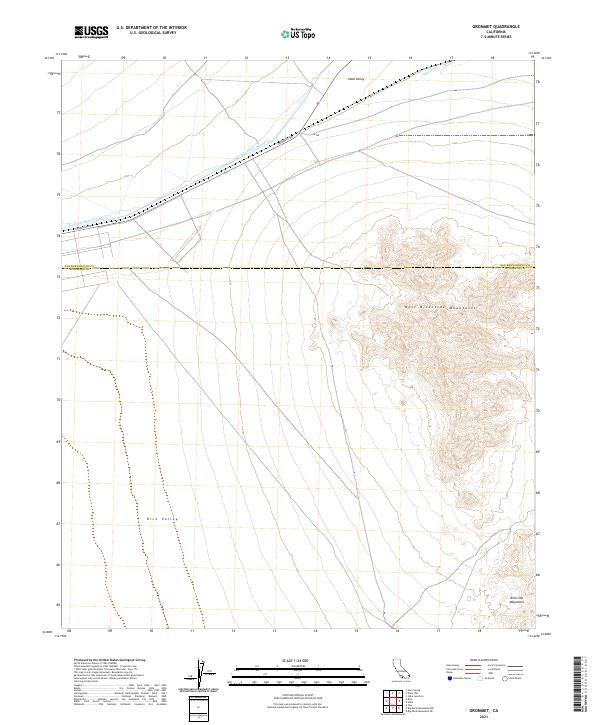Grommet topographic map thumbnail