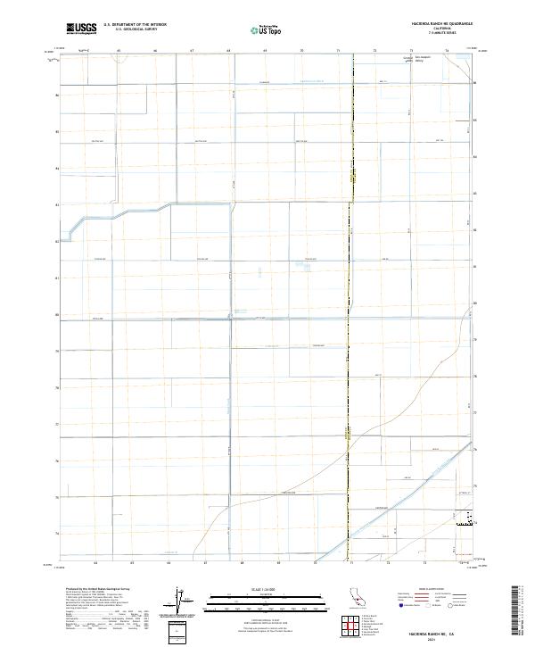 Hacienda Ranch NE topographic map thumbnail