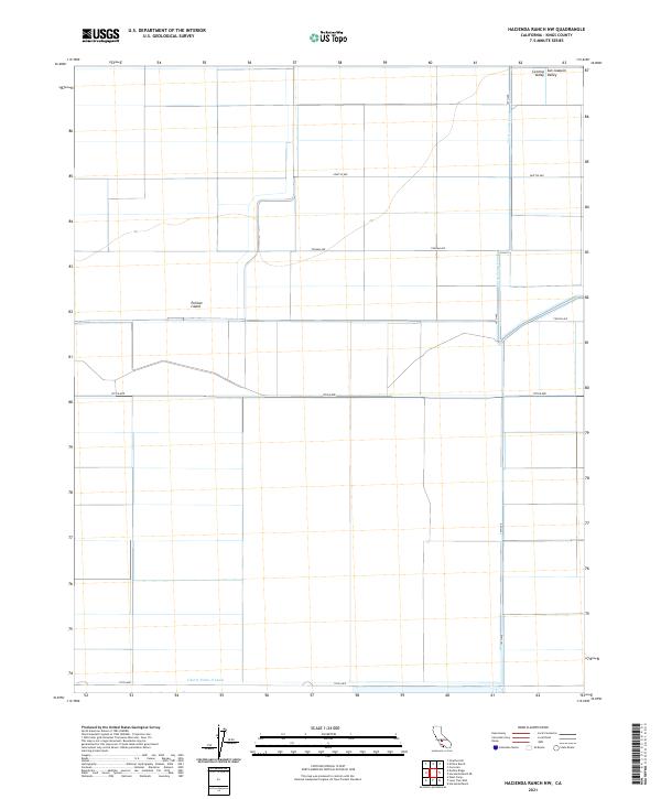 Hacienda Ranch NW topographic map thumbnail