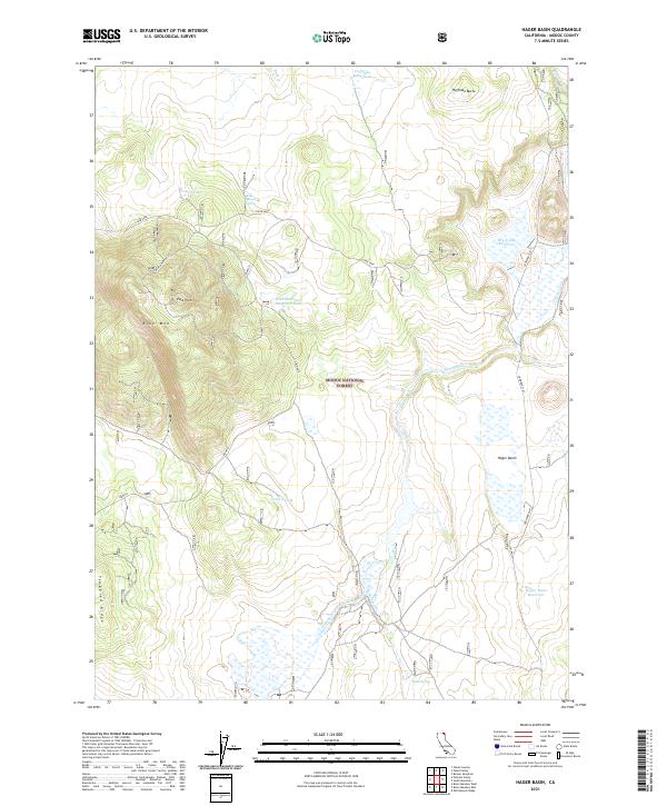 Hager Basin topographic map thumbnail