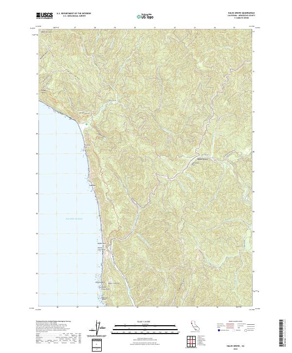Hales Grove topographic map thumbnail