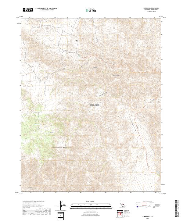Harris Hill topographic map thumbnail