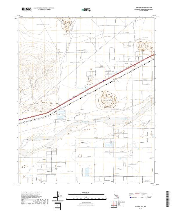 Harvard Hill 2021 topographic map thumbnail