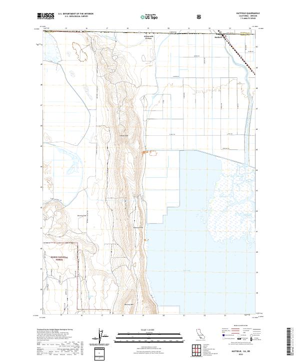 Hatfield topographic map thumbnail