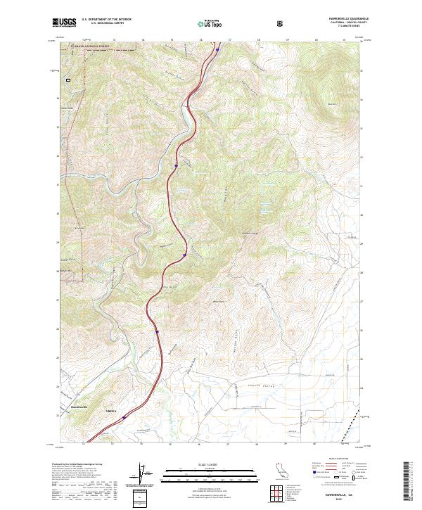 Hawkinsville topographic map thumbnail