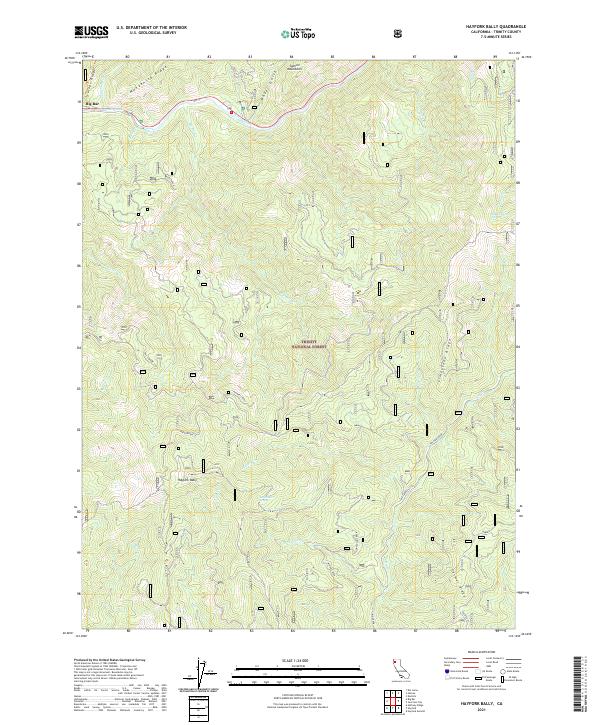 Hayfork Bally 2021 topographic map thumbnail