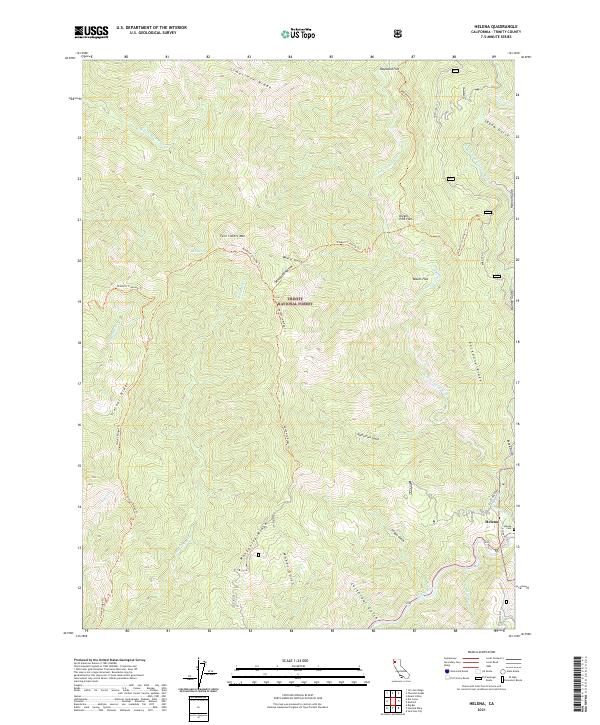 Helena 2021 topographic map thumbnail