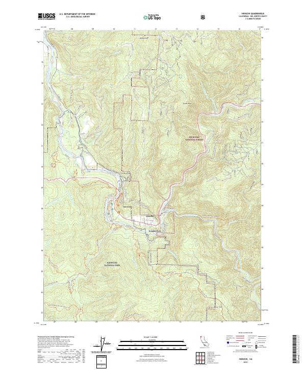 Hiouchi 2021 topographic map thumbnail