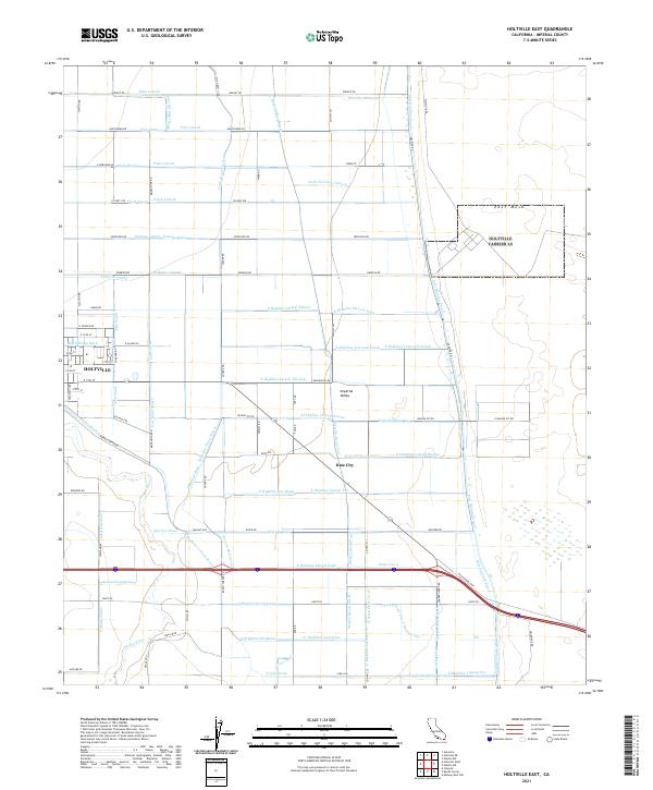 Holtville East topographic map thumbnail