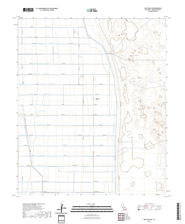Holtville NE topographic map thumbnail