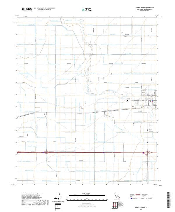 Holtville West topographic map thumbnail