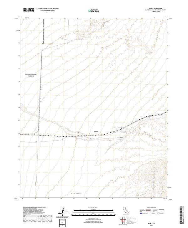 Homer 2021 topographic map thumbnail