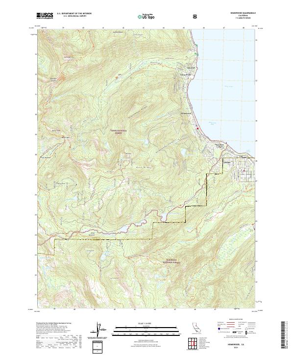 Homewood topographic map thumbnail