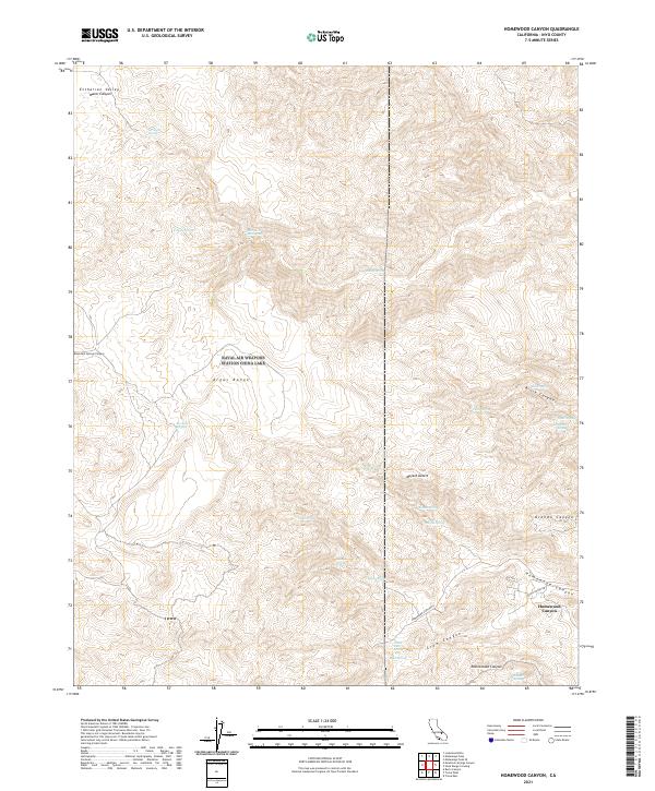 Homewood Canyon topographic map thumbnail