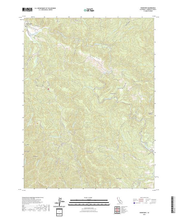 Honeydew 2021 topographic map thumbnail