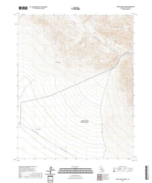Horse Thief Canyon topographic map thumbnail