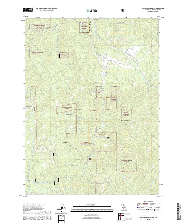 Hoosimbim Mountain 2022 topographic map thumbnail