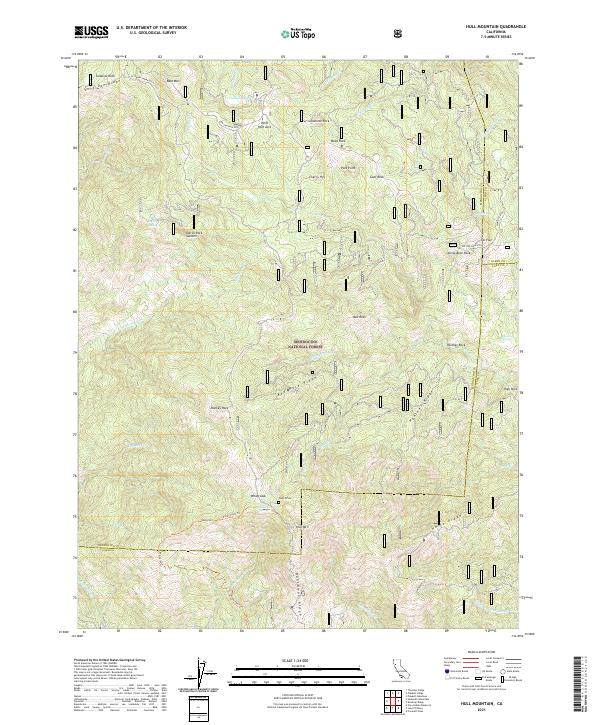 Hull Mountain topographic map thumbnail