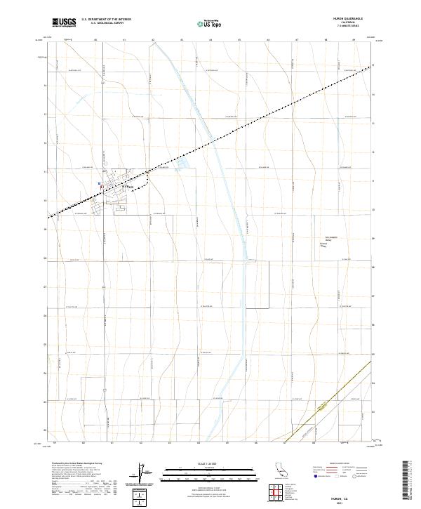 Huron 2021 topographic map thumbnail