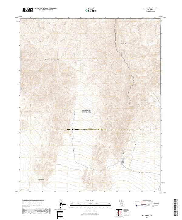 Ibex Spring topographic map thumbnail