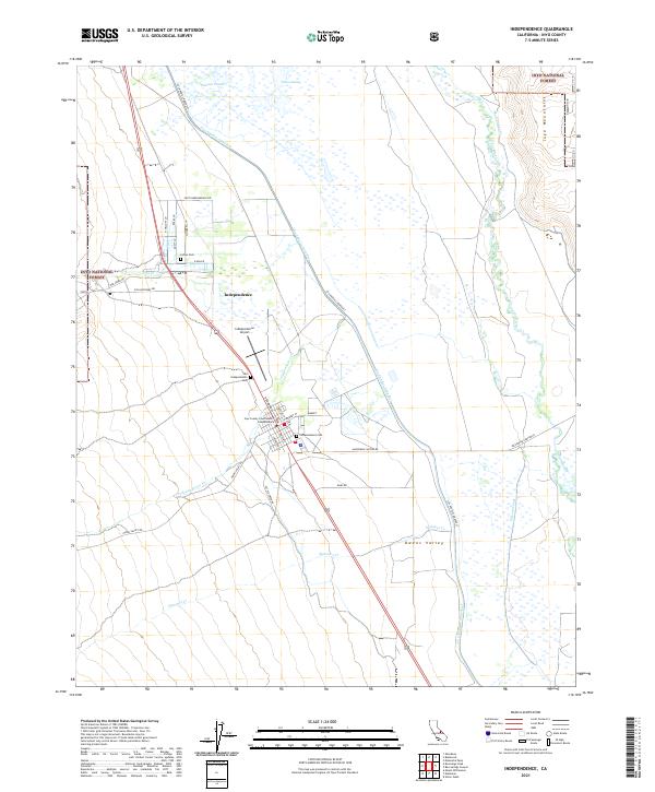 Independence 2021 topographic map thumbnail