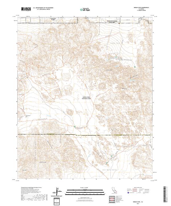 Indian Cove topographic map thumbnail