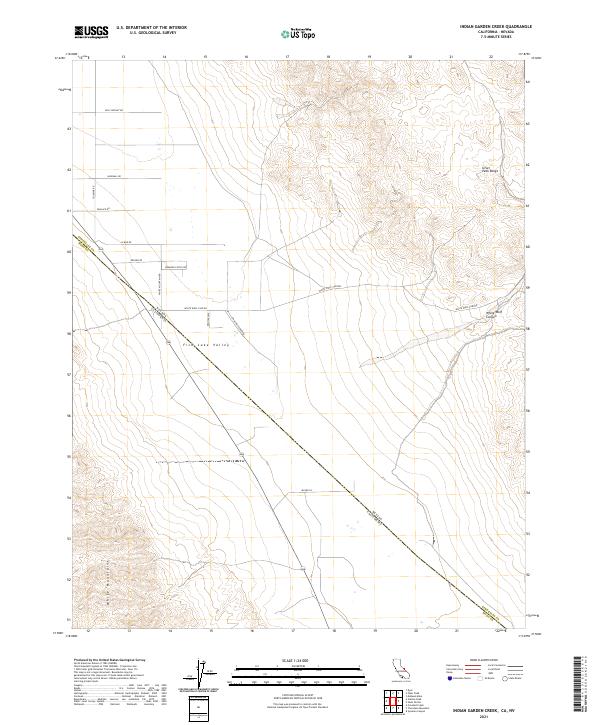 Indian Garden Creek topographic map thumbnail