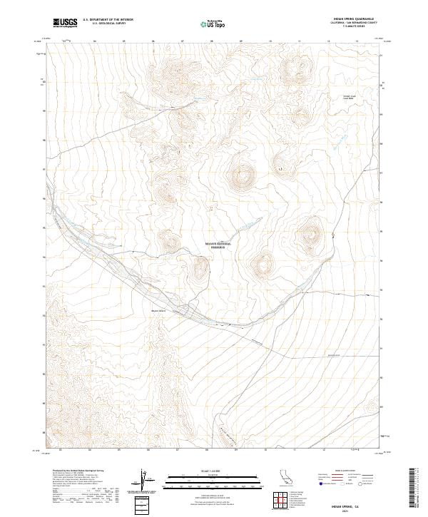 Indian Spring topographic map thumbnail
