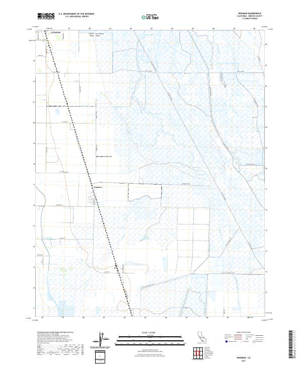 Ingomar 2021 topographic map thumbnail