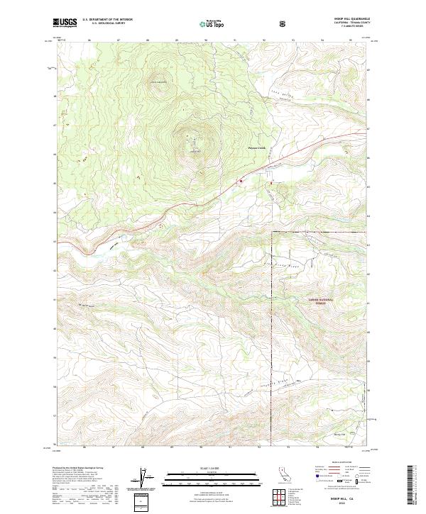 Inskip Hill topographic map thumbnail