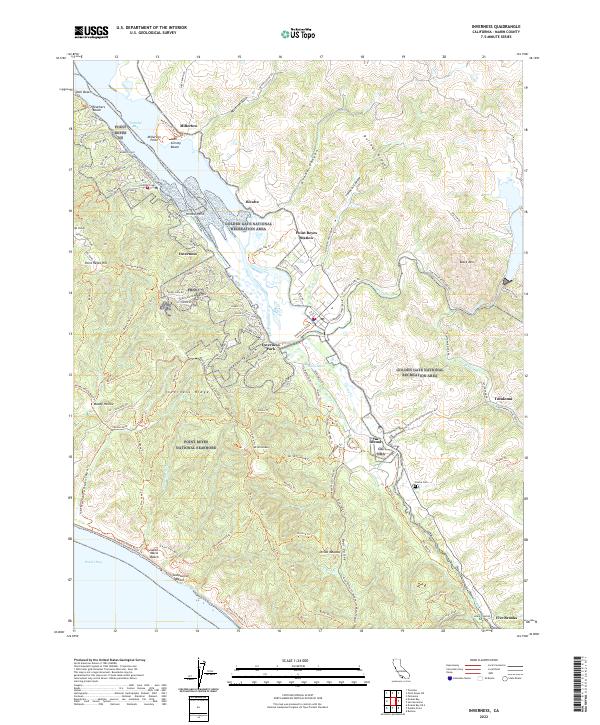 Inverness topographic map thumbnail