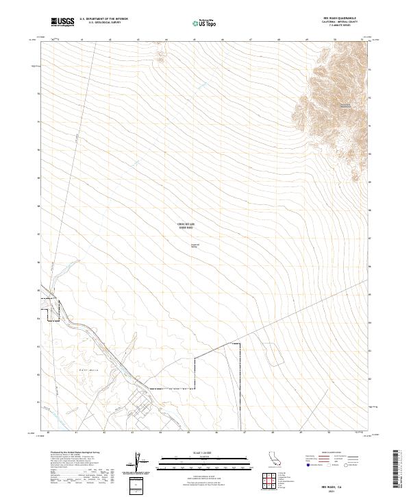 Iris Wash 2021 topographic map thumbnail