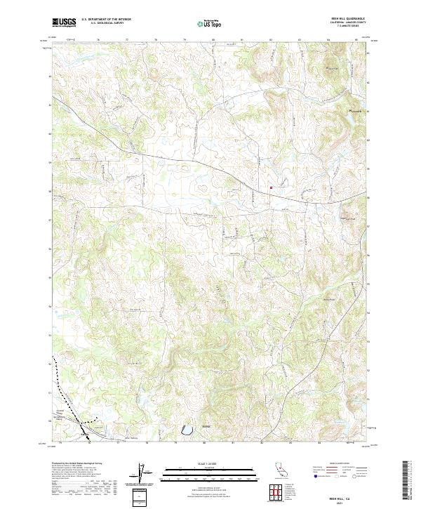 Irish Hill topographic map thumbnail