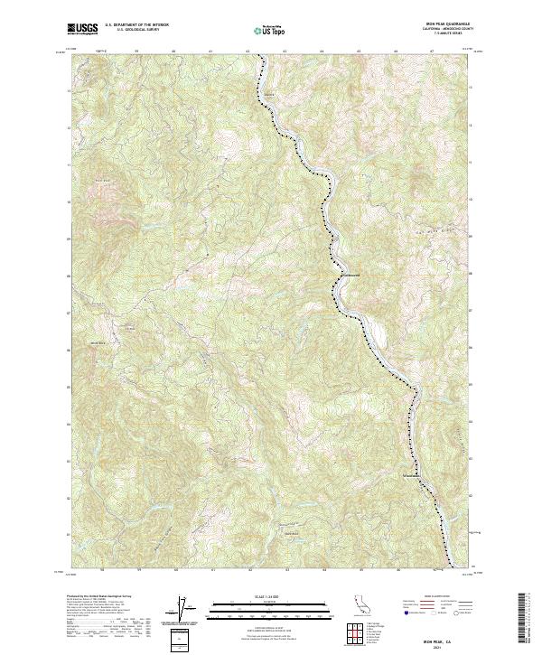 Iron Peak topographic map thumbnail