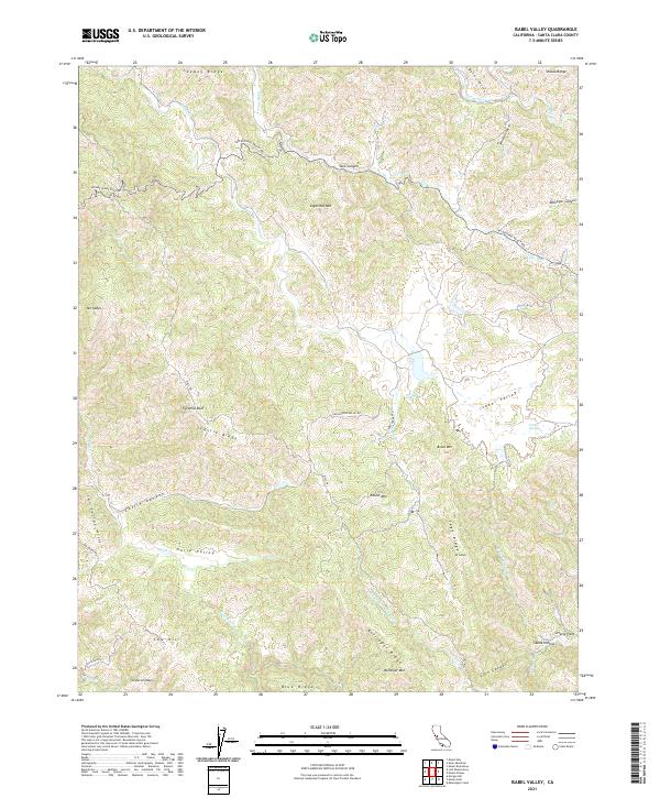Isabel Valley 2021 topographic map thumbnail