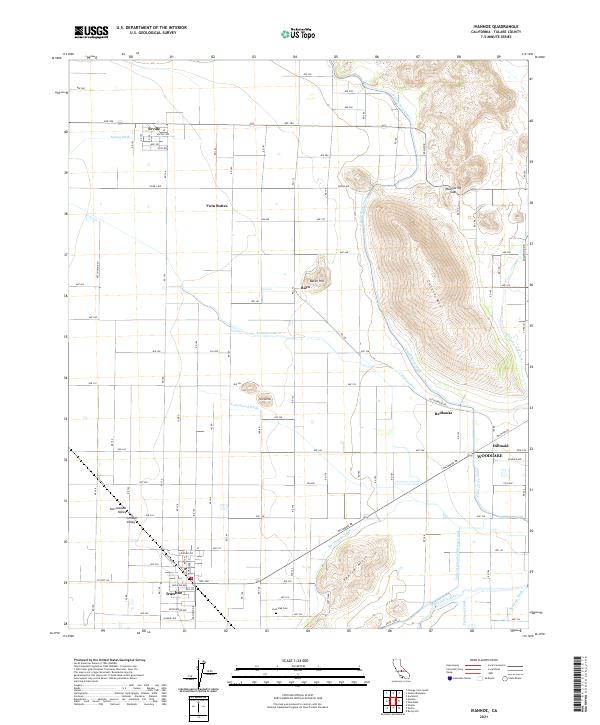 Ivanhoe 2021 topographic map thumbnail