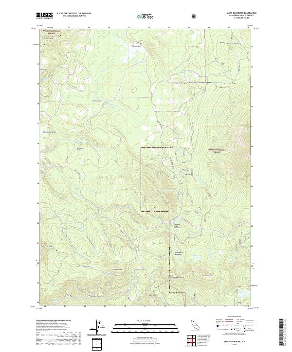 Jacks Backbone 2022 topographic map thumbnail