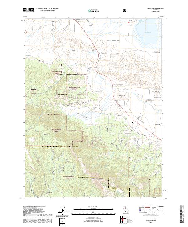 Janesville topographic map thumbnail